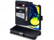 CaseBoutique Leather Wallet Zwart Leer - Galaxy A80 hoesje