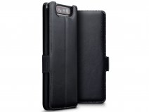 CaseBoutique Slim Bookcase Zwart Leer - Samsung Galaxy A80 hoesje