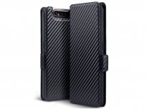 CaseBoutique Slim Bookcase Carbon - Samsung Galaxy A80 hoesje