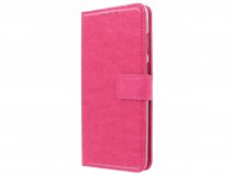 Book Case Wallet Roze - Samsung Galaxy A9 2018 hoesje