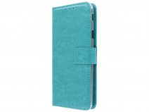 Book Case Turquoise - Samsung Galaxy J4 Plus hoesje