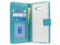 Book Case Turquoise - Samsung Galaxy J4 Plus hoesje