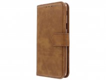 Bookcase Wallet Bruin - Samsung Galaxy J6 2018 hoesje