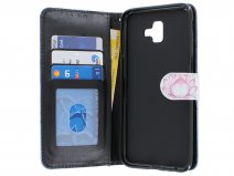 Book Case Boeddha Lily - Samsung Galaxy J6 Plus hoesje