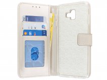 Book Case Mapje Goud - Samsung Galaxy J6 Plus hoesje