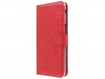 Book Case Mapje Rood - Samsung Galaxy J6 Plus hoesje