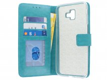 Book Case Turquoise - Samsung Galaxy J6 Plus hoesje