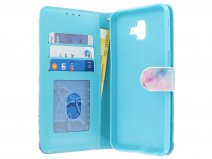 Book Case Pastel Marble - Samsung Galaxy J6 Plus hoesje