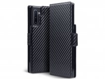 CaseBoutique Slim Bookcase Carbon - Samsung Galaxy Note 10 hoesje