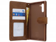 Classic Wallet BookCase Bruin - Samsung Galaxy Note 10 hoesje