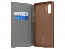 Magic Magnet Bookcase Bruin - Samsung Galaxy Note 10+ hoesje