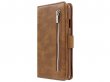 Book Case Rits Mapje Bruin - Samsung Galaxy S10+ hoesje