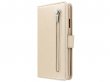 Book Case Rits Mapje Goud - Samsung Galaxy S10+ hoesje