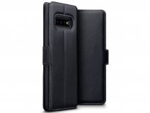 CaseBoutique Wallet Case Zwart Leer - Galaxy S10+ hoesje