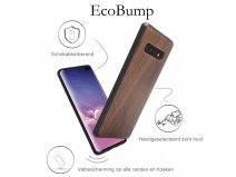 Woodcessories EcoBump Walnut - Samsung Galaxy S10+ hoesje