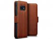 CaseBoutique Wallet Case Cognac Leer - Galaxy S10e hoesje