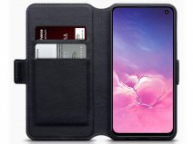 CaseBoutique Wallet Case Zwart Leer - Galaxy S10e hoesje
