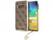 Guess Monogram Charm Case Bruin - Samsung Galaxy S10e hoesje