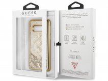 Guess Monogram Liquid Glitter Case - Samsung Galaxy S10e hoesje