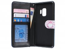 Boeddha Lily Bookcase Wallet - Samsung Galaxy S9 hoesje