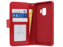 Zipper Wallet Case Rood - Samsung Galaxy S9 hoesje