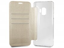 Guess Iridescent Bookcase Goud - Galaxy S9 hoesje