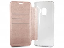Guess Iridescent Bookcase Rosé - Galaxy S9 hoesje
