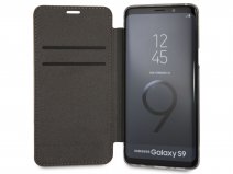 Guess Rose Bookcase Bruin - Samsung Galaxy S9 hoesje