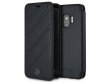 Mercedes-Benz Leren Case Navy Blauw - Galaxy S9 hoesje