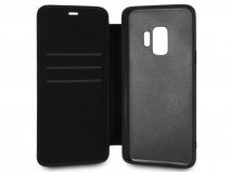 Mercedes-Benz Leren Case Navy Blauw - Galaxy S9 hoesje