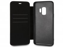 Mercedes-Benz Leren Case Zwart - Galaxy S9 hoesje