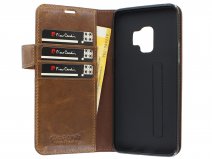 Pierre Cardin Bookcase Bruin - Galaxy S9 Hoesje Leer