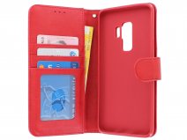 Bookcase Deluxe Rood - Samsung Galaxy S9+ hoesje