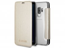 Guess Iridescent Bookcase Goud - Galaxy S9+ hoesje
