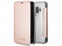 Guess Iridescent Bookcase Rosé - Galaxy S9+ hoesje