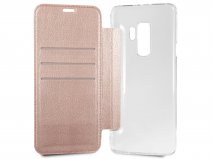 Guess Iridescent Bookcase Rosé - Galaxy S9+ hoesje