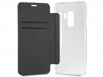 Guess Rose Bookcase Grijs - Samsung Galaxy S9+ hoesje