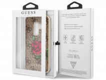 Guess Monogram Case Bruin - Samsung Galaxy S9+ hoesje