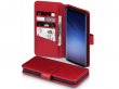 CaseBoutique Case Rood Leer - Samsung Galaxy S9+ hoesje