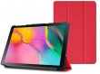 Smart Tri-Fold Bookcase Rood - Samsung Galaxy Tab S5e Hoesje