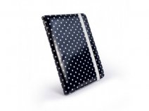 Tuff-Luv Slim-Book Polka Dot Case voor Sony PRS-T1/PRS-T2