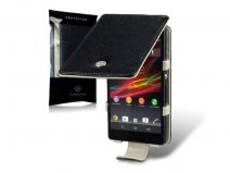 CaseBoutique Leren Topflip Case Hoesje voor Sony Xperia Z
