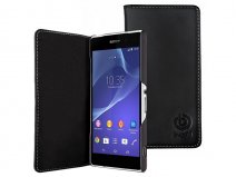 Bugatti Oslo BookCover - Echt leren hoesje voor Sony Xperia Z2