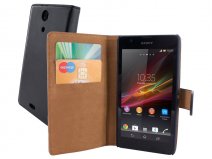 Mobiparts Leren Classic Wallet Case Sony Xperia ZR