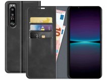 Just in Case Slim Wallet Case Zwart - Sony Xperia 1 IV hoesje