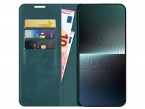 Just in Case Slim Wallet Case Groen - Sony Xperia 1 V hoesje