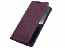 Just in Case Slim Wallet Case Paars - Sony Xperia 1 V hoesje