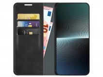 Just in Case Slim Wallet Case Zwart - Sony Xperia 1 V hoesje