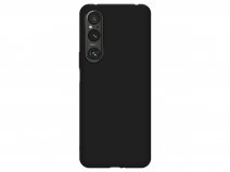 Just in Case TPU Case Zwart - Sony Xperia 1 V hoesje