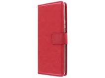 Bookcase Mapje Rood - Sony Xperia 10 II hoesje